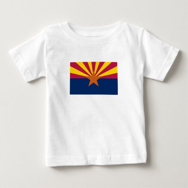 Arizonas statsflagga t shirt (Framsida)