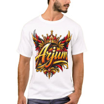Arjun Royal Crown Wings Typografi