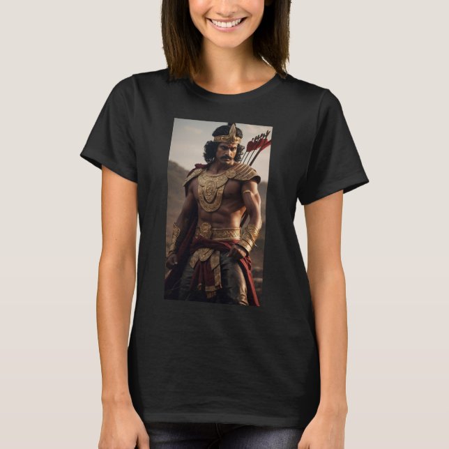 Arjuna: Archer of Mahabharata - Legendary Hero T Shirt (Framsida)