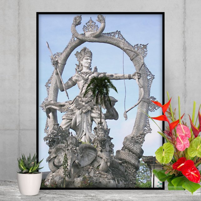 Arjuna Statue Poster (Skapare uppladdad)