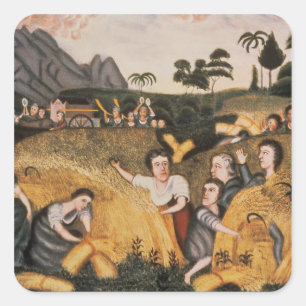 Ark, 1865-80 fyrkantigt klistermärke