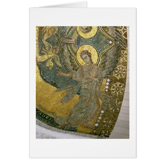 Ark av överenskommelsen som stöttas av Cherubim, Hälsningskort (Framsidan)