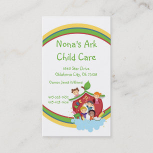 Ark Child Care Affärskort Visitkort