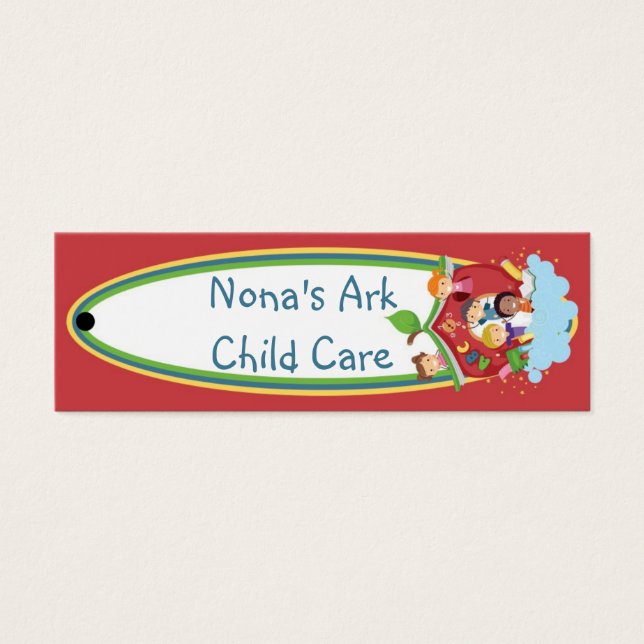 Ark Child Care Märkre Litet Visitkort (Framsidan)