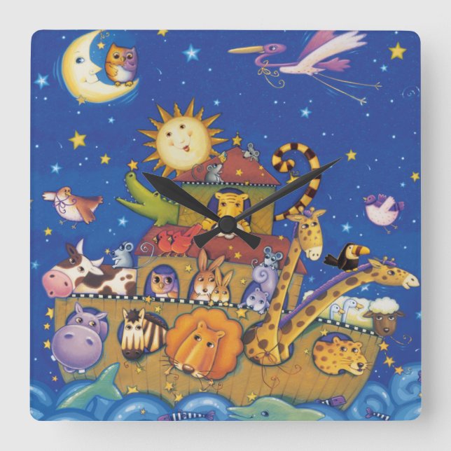 Ark Fyrkantig Klocka (Framsida)