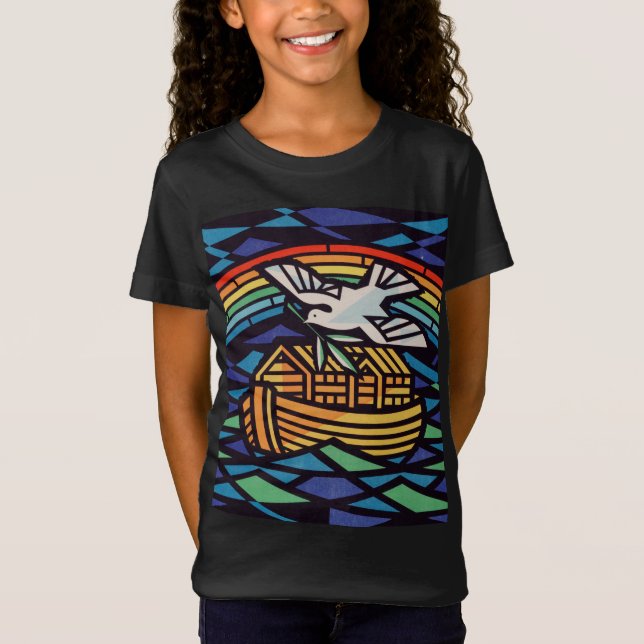 Ark i Noah med Heliga Spirit T Shirt (Framsida)