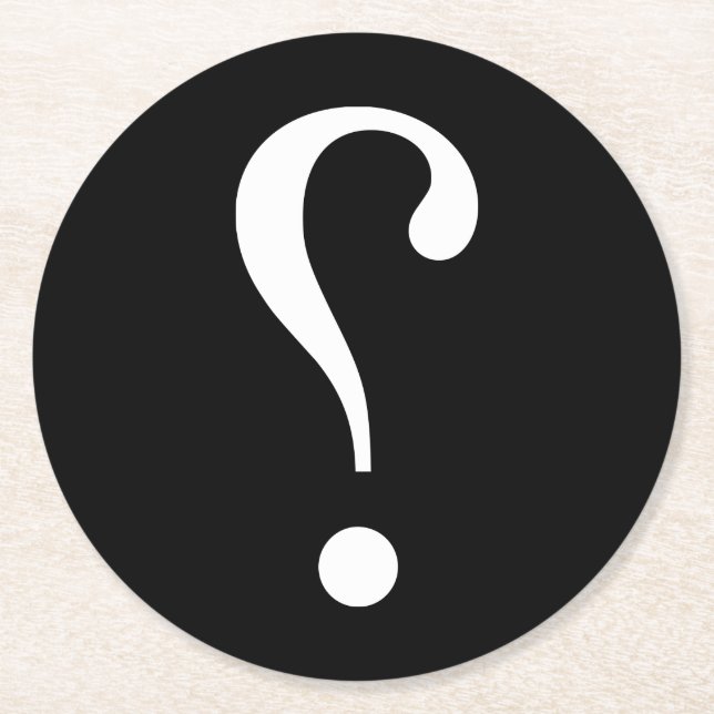 ARK {ironicon} Underlägg Papper Rund (Framsidan)