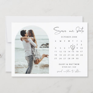 Ark kalender foto Spara datum inbjudan