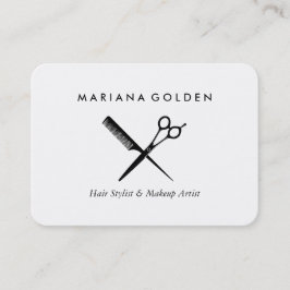 Ark och Comb Stylist & Makeup Artist Visitkort