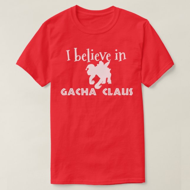 Ark överlevnad utvecklad tror jag på Gacha Claus T Shirt (Design framsida)