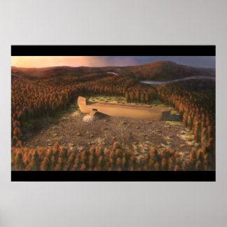 Ark Panorama - Noas ark-plakat Poster
