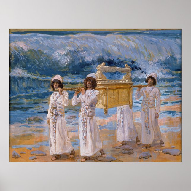Ark passerar Jordanien av James Tissot (c Poster (Framsidan)