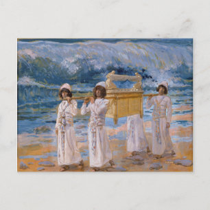 Ark passerar Jordanien av James Tissot Vykort