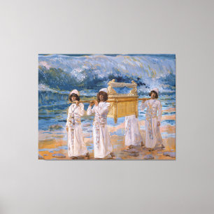 Ark passerar över Jordanien av James Tissot Canvastryck