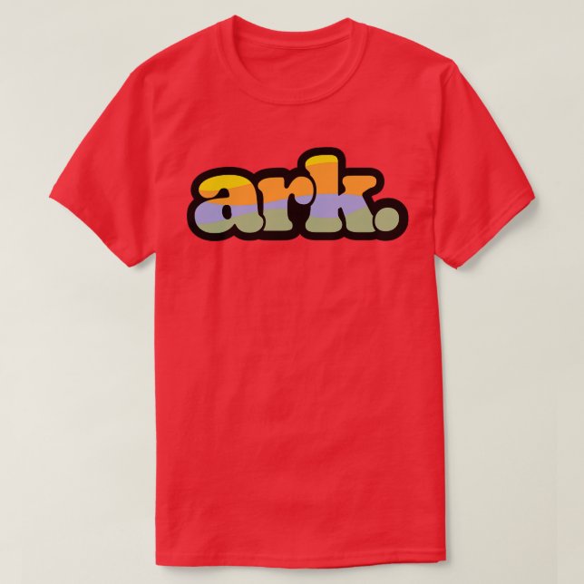 Ark Summer Färg TShirt T Shirt (Design framsida)