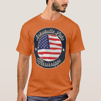 Arkabutla Sjö - Patriotic Mississippi Souvenir T- T Shirt