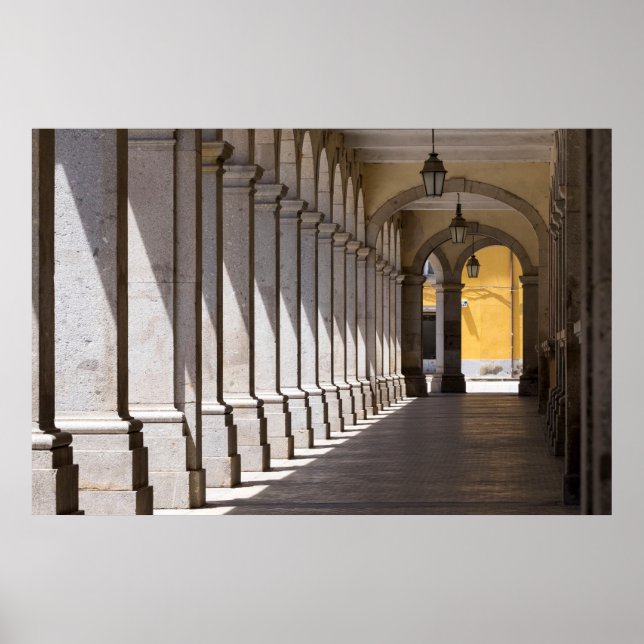 Arkad korridor för stadsområde poster (Framsidan)