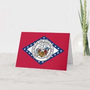 Arkansan Flagga & Sigill, Flagga av Arkansas Kort