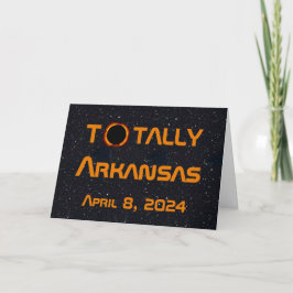 Arkansas 2024 Total Solar Eclipse Kort
