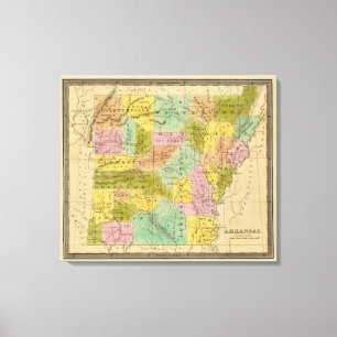 Arkansas 4 canvastryck