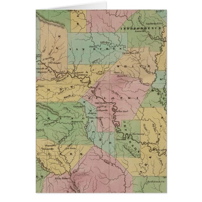 Arkansas 4 hälsningskort (Framsidan)