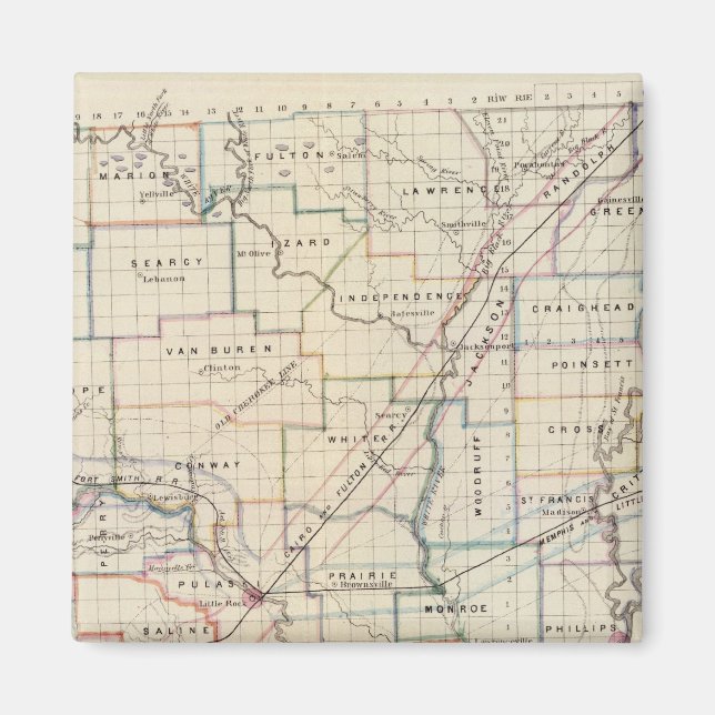 Arkansas 5 magnet (Framsidan)