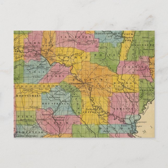 Arkansas 7 vykort (Framsida)