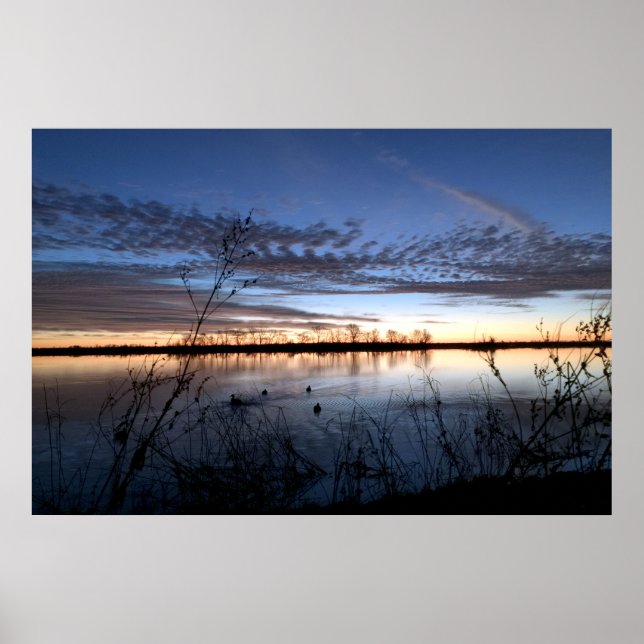 Arkansas Anka Hunters soluppgång Poster (Framsidan)