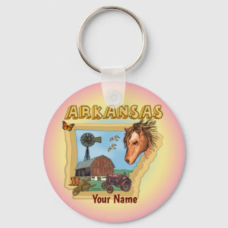Arkansas-anpassat namn nyckelring