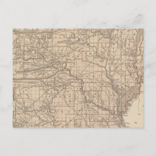 Arkansas Atlas Karta Vykort