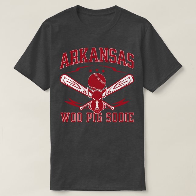 Arkansas Baseball T Shirt (Design framsida)
