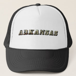 Arkansas Bild Text Hat Truckerkeps