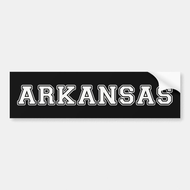 Arkansas Bildekal (Framsidan)