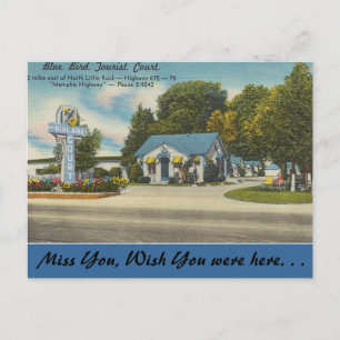 Arkansas, Blue Bird Tourist Court Vykort