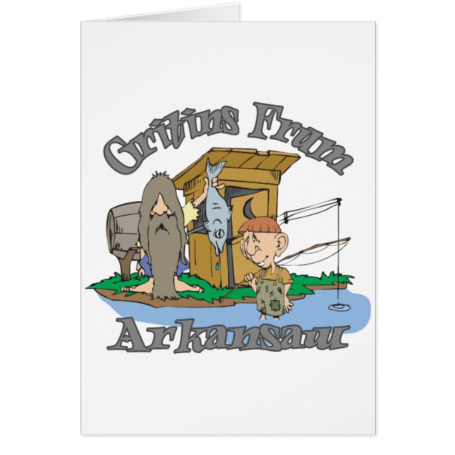 Arkansas bondlurk hälsningskort (Framsidan)