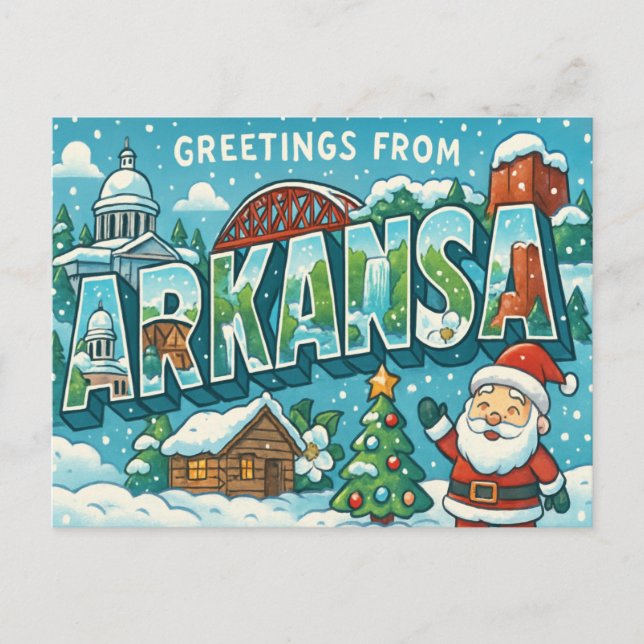 ARKANSAS Brevkort Vykort (Framsida)
