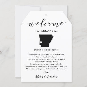 Arkansas Bröllop Välkommen Märkre, Brev Itinerary
