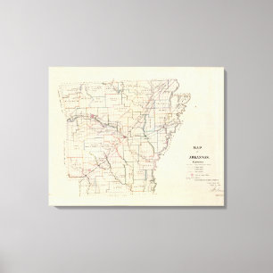 Arkansas Canvastryck