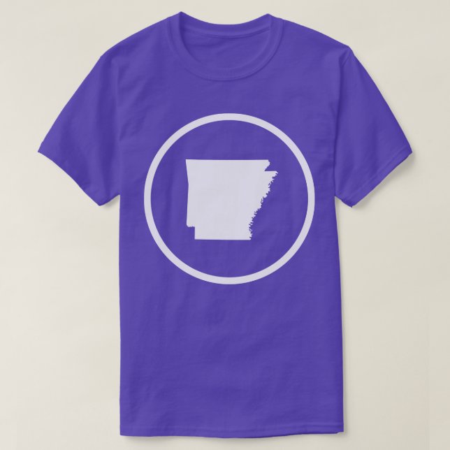 Arkansas Circle TShirt T Shirt (Design framsida)