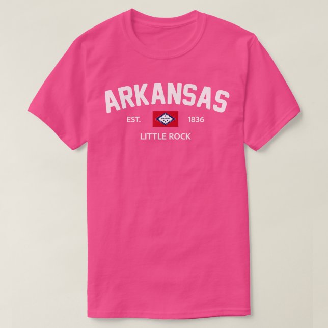 Arkansas Collegiate Preppy TShirt T Shirt (Design framsida)
