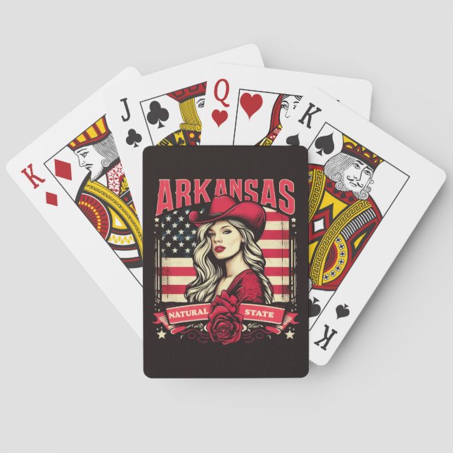 Arkansas Cowgirl Casinokort (Baksidan)