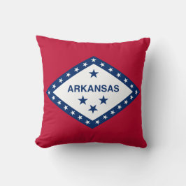 Arkansas delstatsflagga kudde