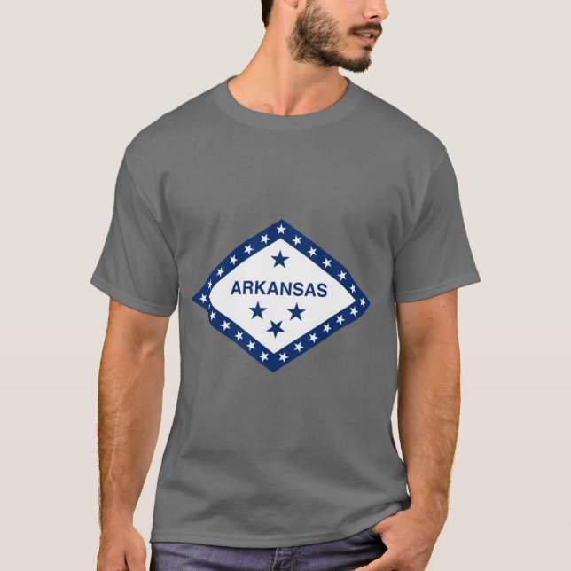 Arkansas Diamond Emblem T Shirt (Framsida)