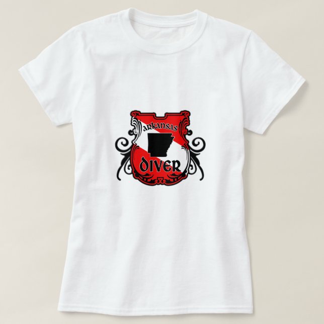 Arkansas Diver T-shirt (Design framsida)