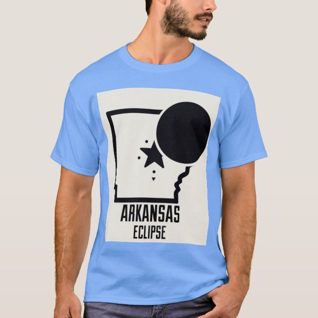 Arkansas eclipse t shirt (Framsida)