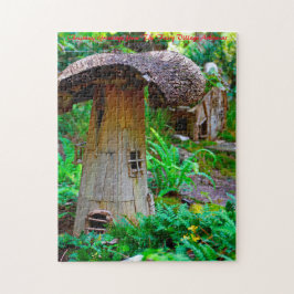 Arkansas Fairy Village. Julhälsningar Pussel