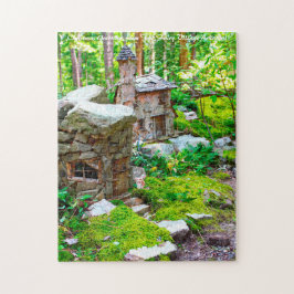 Arkansas Fairy Village. Julhälsningar Pussel