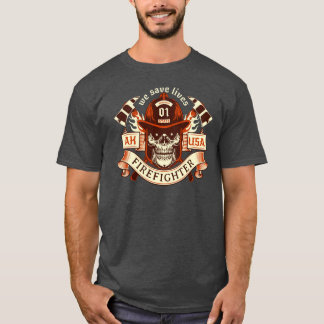 Arkansas Firefighter Oversized T Shirt