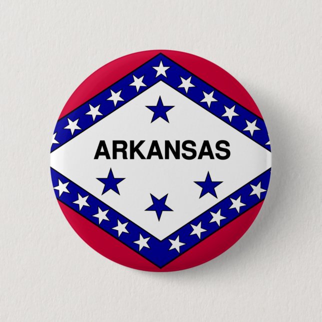 Arkansas flagga knapp (Framsida)