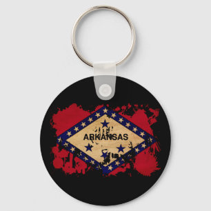 Arkansas flagga nyckelring